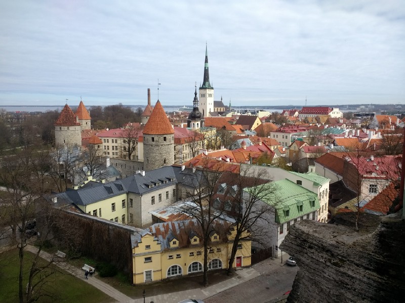 A view of Tallinn, the capital city of Estonia